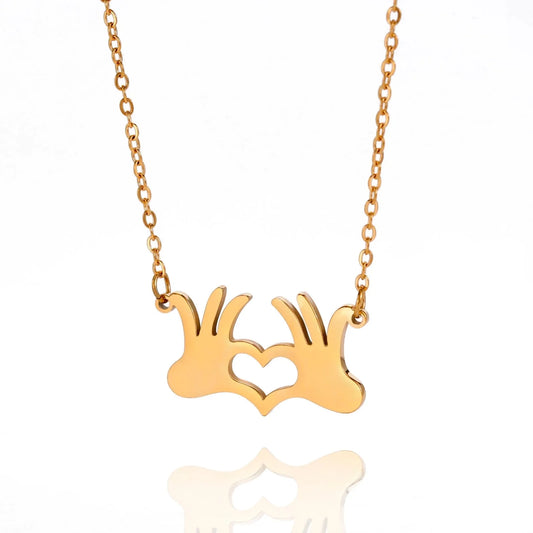 Heart-Shaped Gold Necklace for Couples: A Romantic Love Token
 - ModishWorld