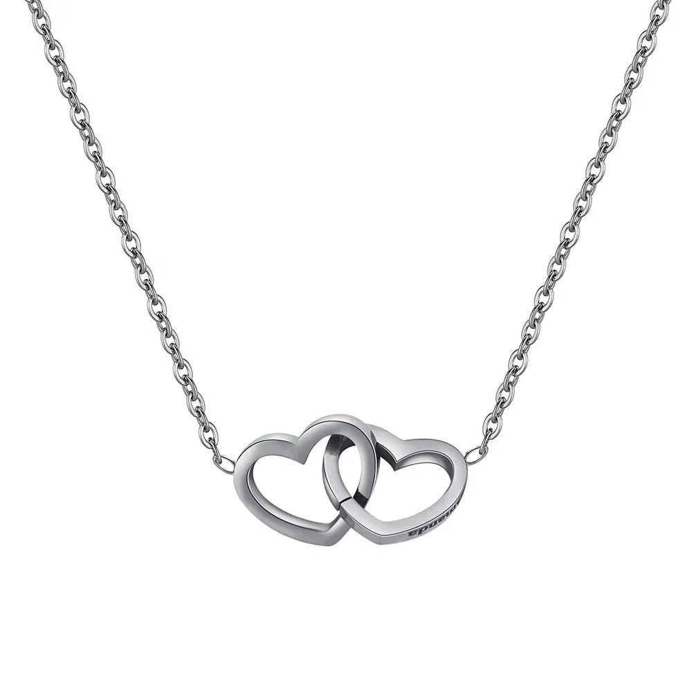 Romantic Customizable Necklace with Gold Heart Lock Pendant & Gift Box
 - ModishWorld