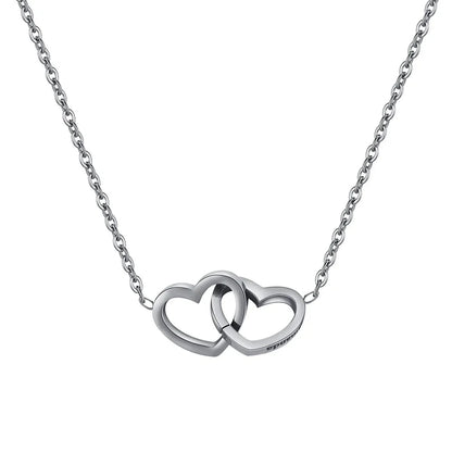 Romantic Customizable Necklace with Gold Heart Lock Pendant & Gift Box
 - ModishWorld
