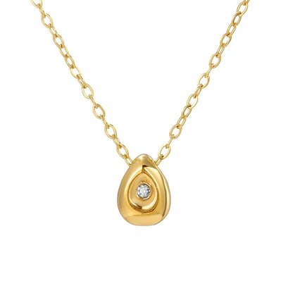 Minimalist Gold Stainless Steel Pendant: Hypoallergenic and Tarnish-Resistant
 - ModishWorld