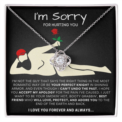 Romantic Apology Heart Necklace with Loving Message
 - ModishWorld