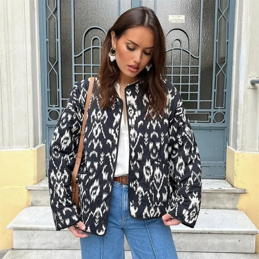 Women's Ikat Bomber Jacket: Lightweight & Street Style
 - ModishWorld