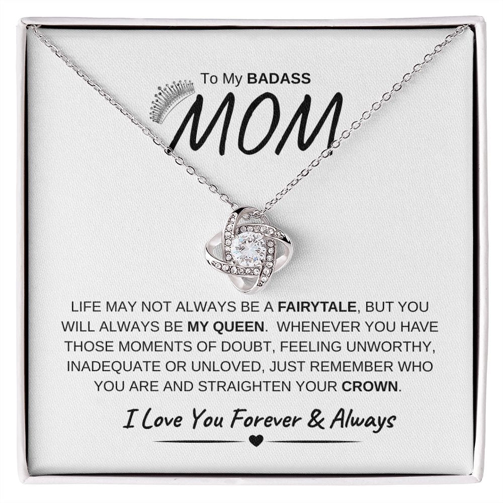 Motivational Badass Mom Crown Necklace: A Mother's Day Gift
 - ModishWorld