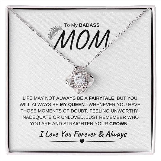 Motivational Badass Mom Crown Necklace: A Mother's Day Gift
 - ModishWorld