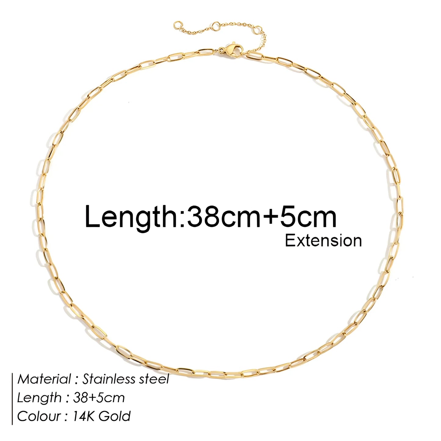 Elegant Double Strand Layered Gold Necklace: Minimalist & Delicate
 - ModishWorld