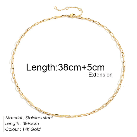 Elegant Double Strand Layered Gold Necklace: Minimalist & Delicate
 - ModishWorld