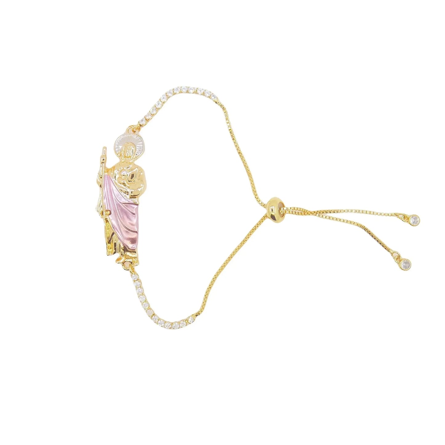 Adjustable Gold Chain Bracelet with Malachite Cameo – Vintage Luxury Gift
 - ModishWorld
