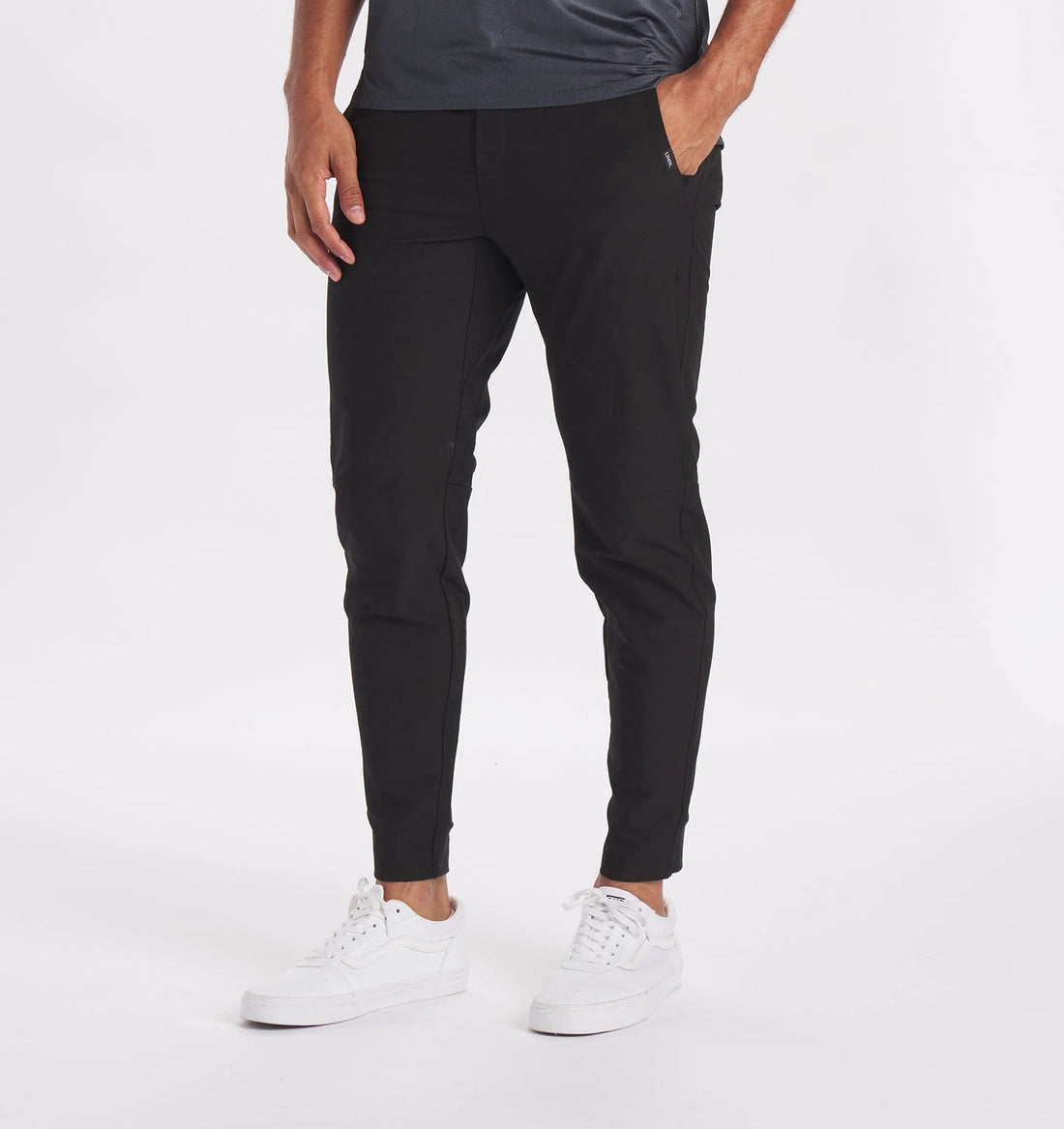 Slim Fit Black Lightweight Men's Athletic Joggers
 - ModishWorld