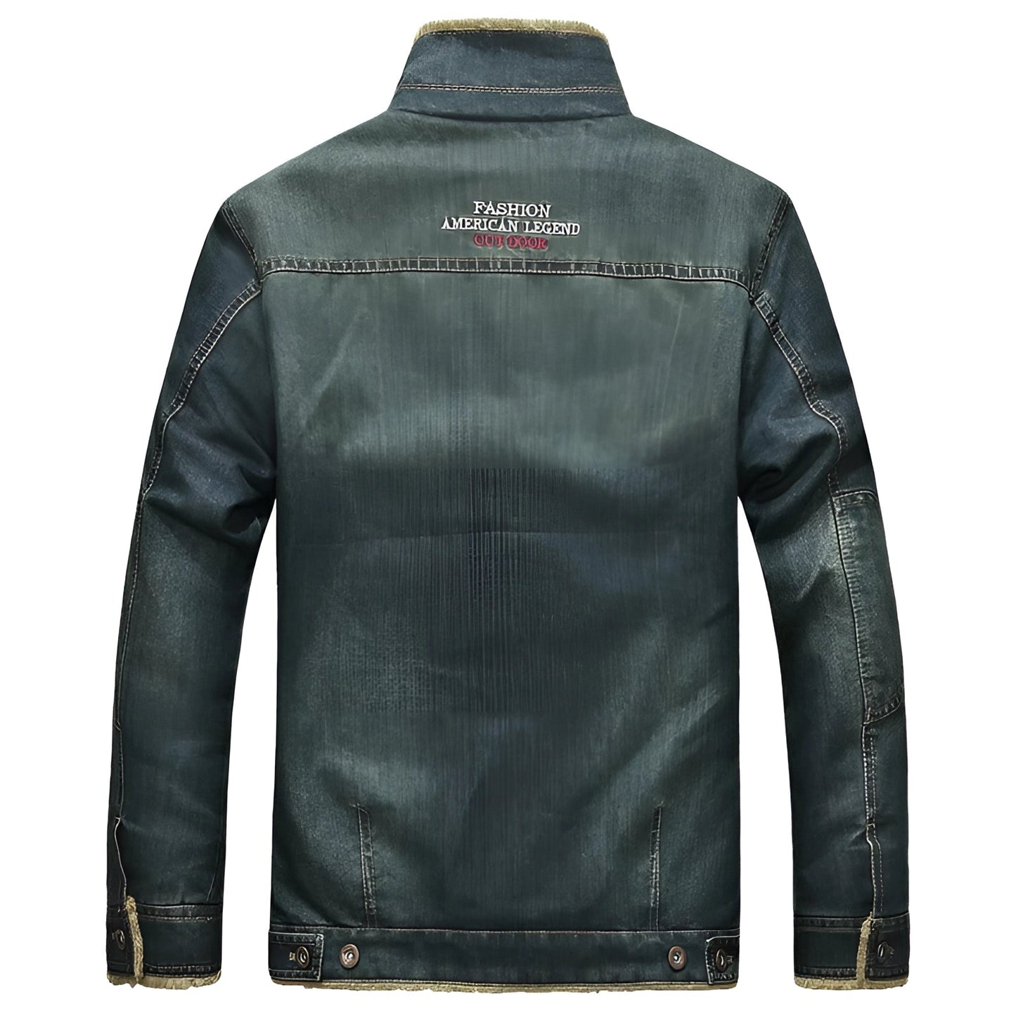 Durable Dark Wash Denim Jacket for Men: Casual Style
 - ModishWorld