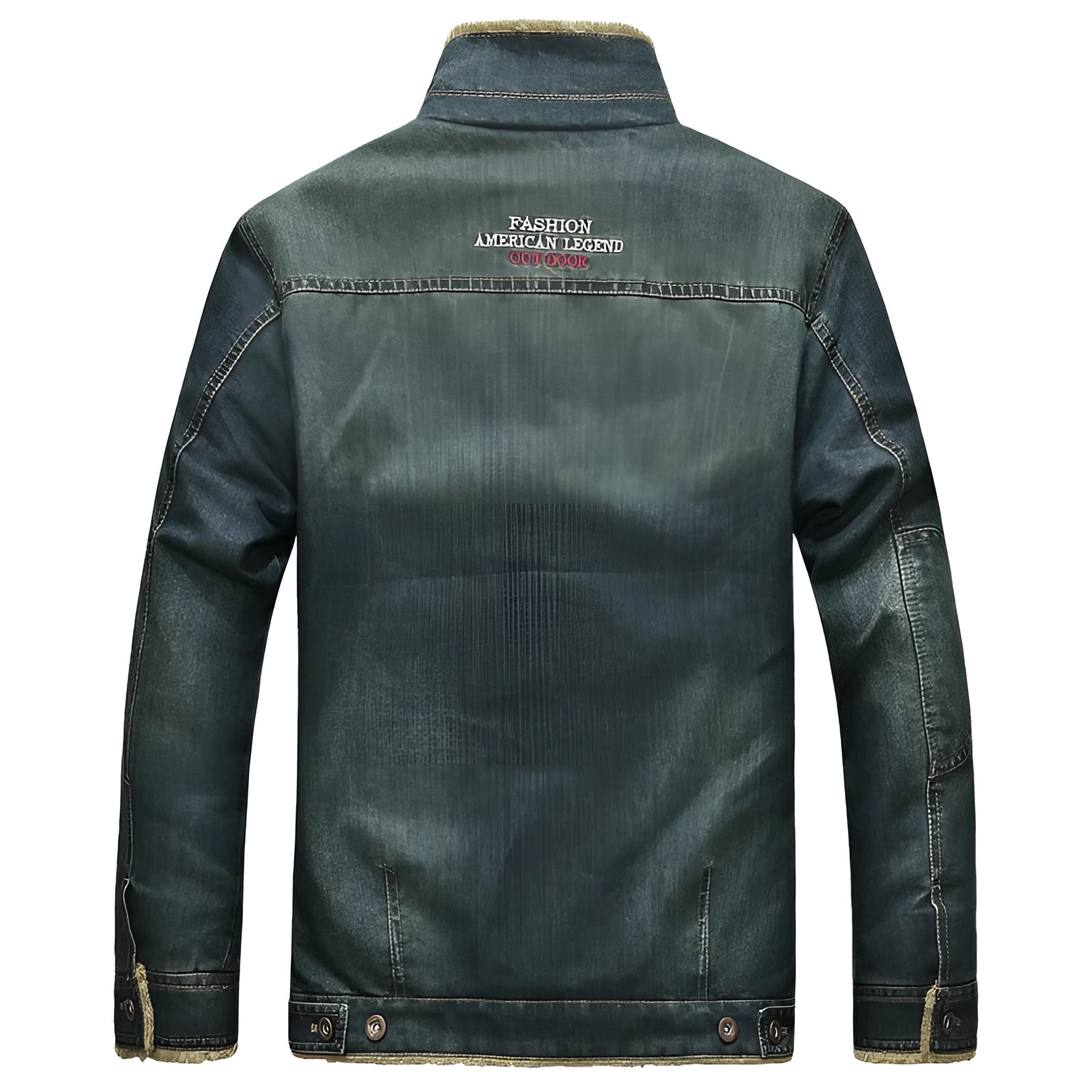 Durable Dark Wash Denim Jacket for Men: Casual Style
 - ModishWorld