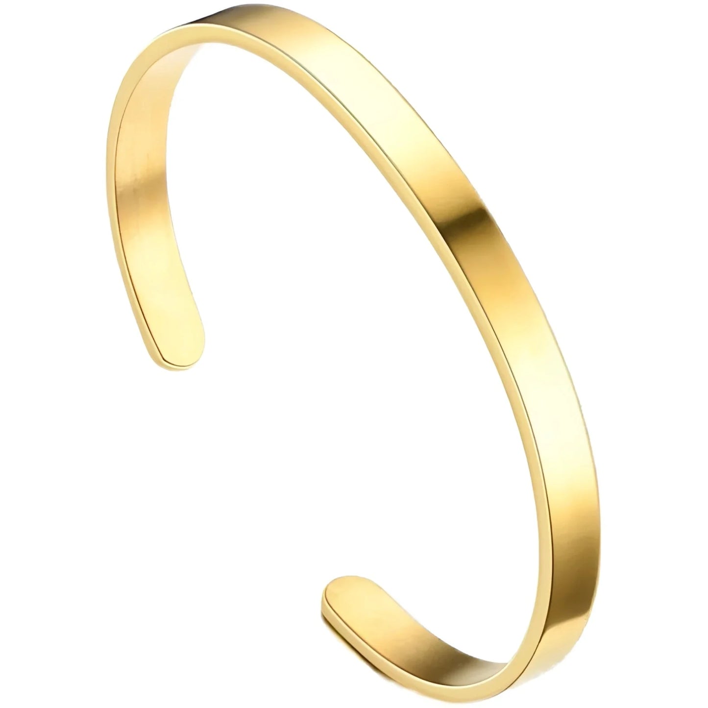 XemesYearn Luxury Minimalist Gold Cuff Bracelet
 - ModishWorld