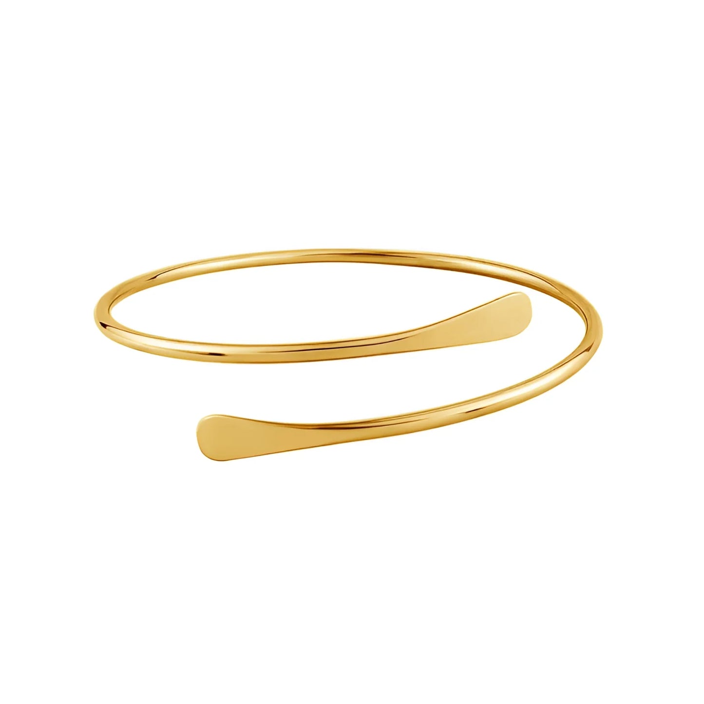 Elegant Lightweight Gold Bangle Bracelet for Women - Minimalist Slim Design
 - ModishWorld
