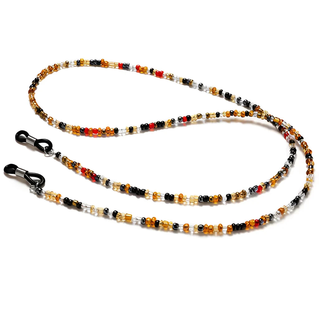 Stylish Crystal Beaded Eyeglass Chain in Multiple Colors
 - ModishWorld