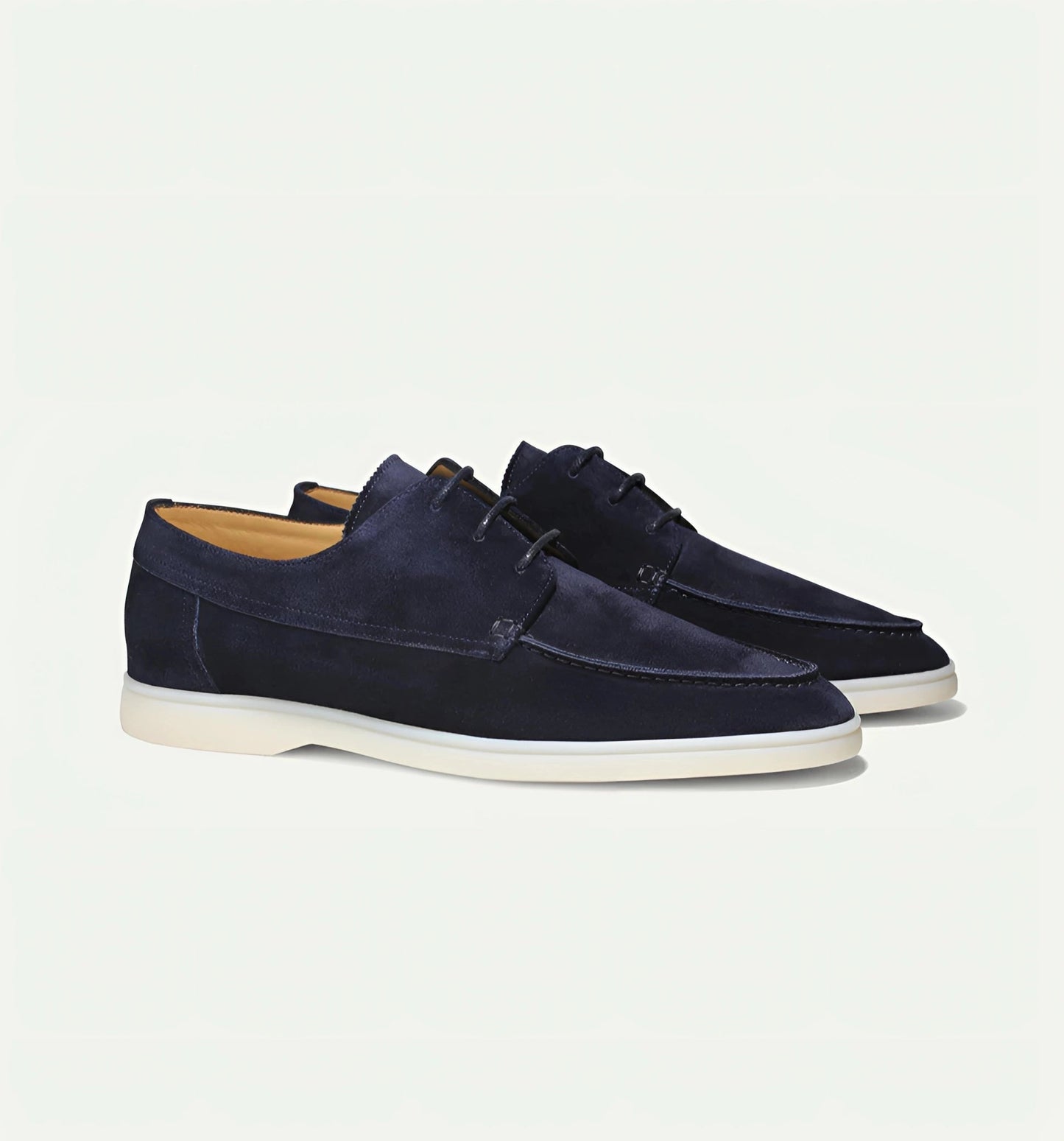 Men's Premium Suede Loafers in Navy Blue - Designer Casual Footwear
 - ModishWorld