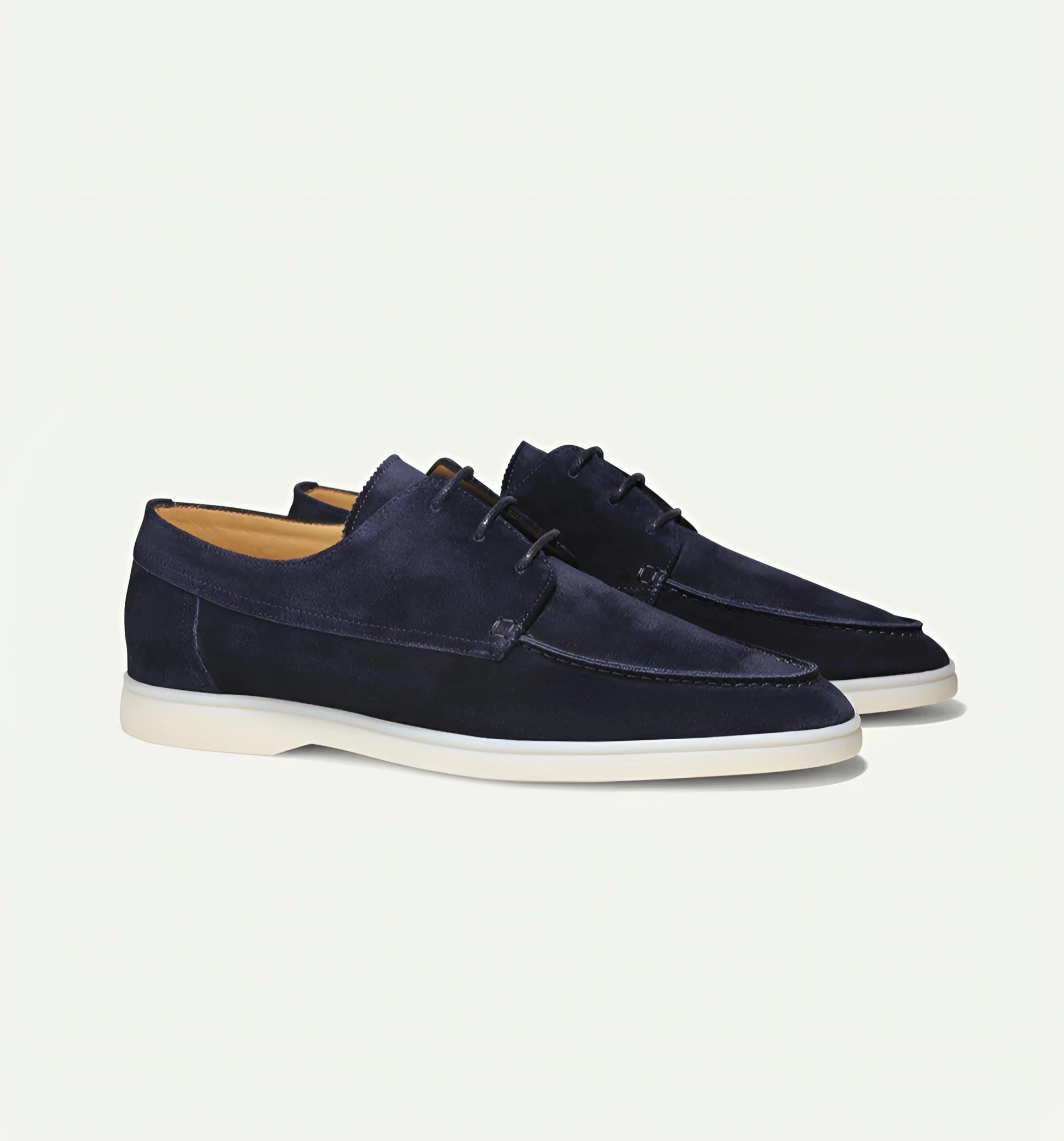 Men's Premium Suede Loafers in Navy Blue - Designer Casual Footwear
 - ModishWorld