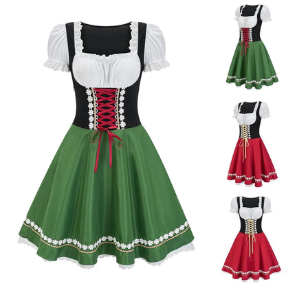 Bavarian Trachten Dirndl Dress for Women - Authentic Oktoberfest Style
 - ModishWorld
