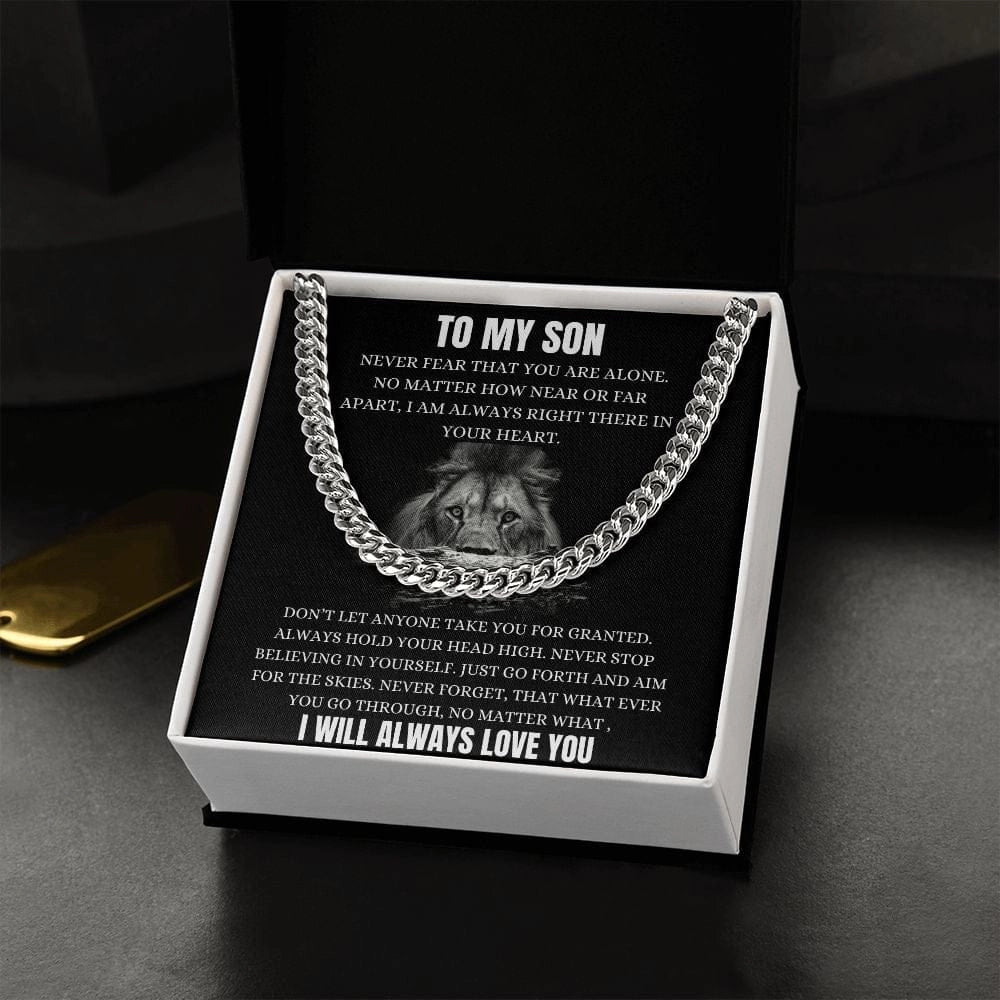 Inspirational Father's Day Gift: Silver Cuban Link Chain
 - ModishWorld