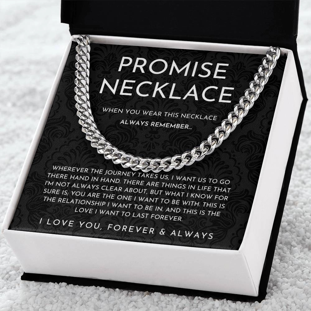 Forever Love Promise Necklace: Romantic & Sentimental Couples Jewelry
 - ModishWorld