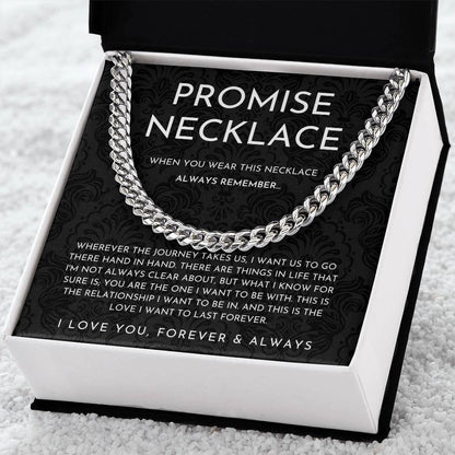 Forever Love Promise Necklace: Romantic & Sentimental Couples Jewelry
 - ModishWorld