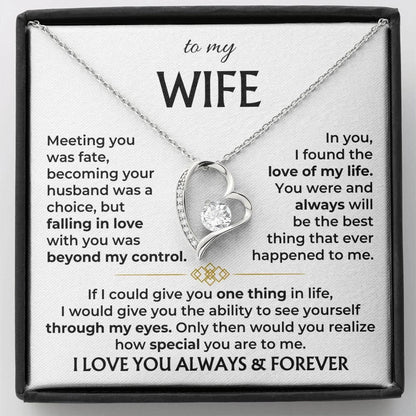 Heart Crystal Necklace - Romantic Gift for Wives
 - ModishWorld