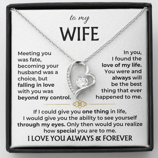 Heart Crystal Necklace - Romantic Gift for Wives
 - ModishWorld