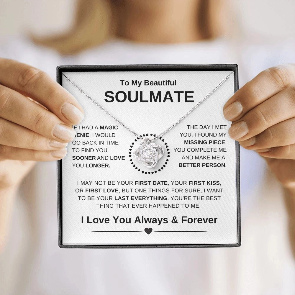 Eternal Love Necklace: Romantic Soulmate Pendant, Inspiring Gift
 - ModishWorld