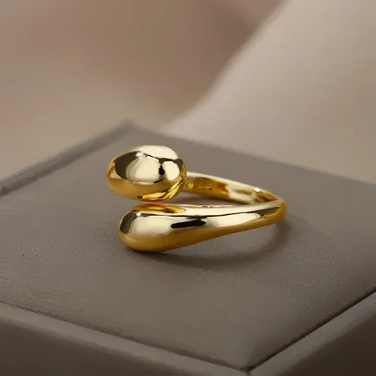 Gold & Silver Statement Heart Rings - A Sculptural Jewelry Gift
 - ModishWorld