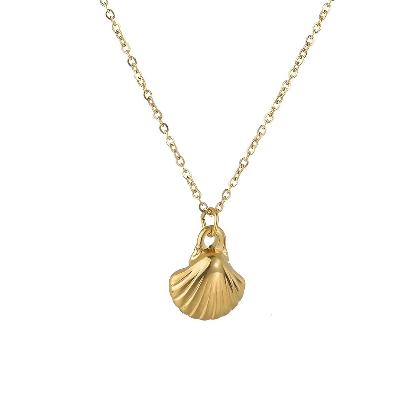 Gold & Silver Beach Necklace with Shell Pendant – Ocean-Inspired Jewelry
 - ModishWorld