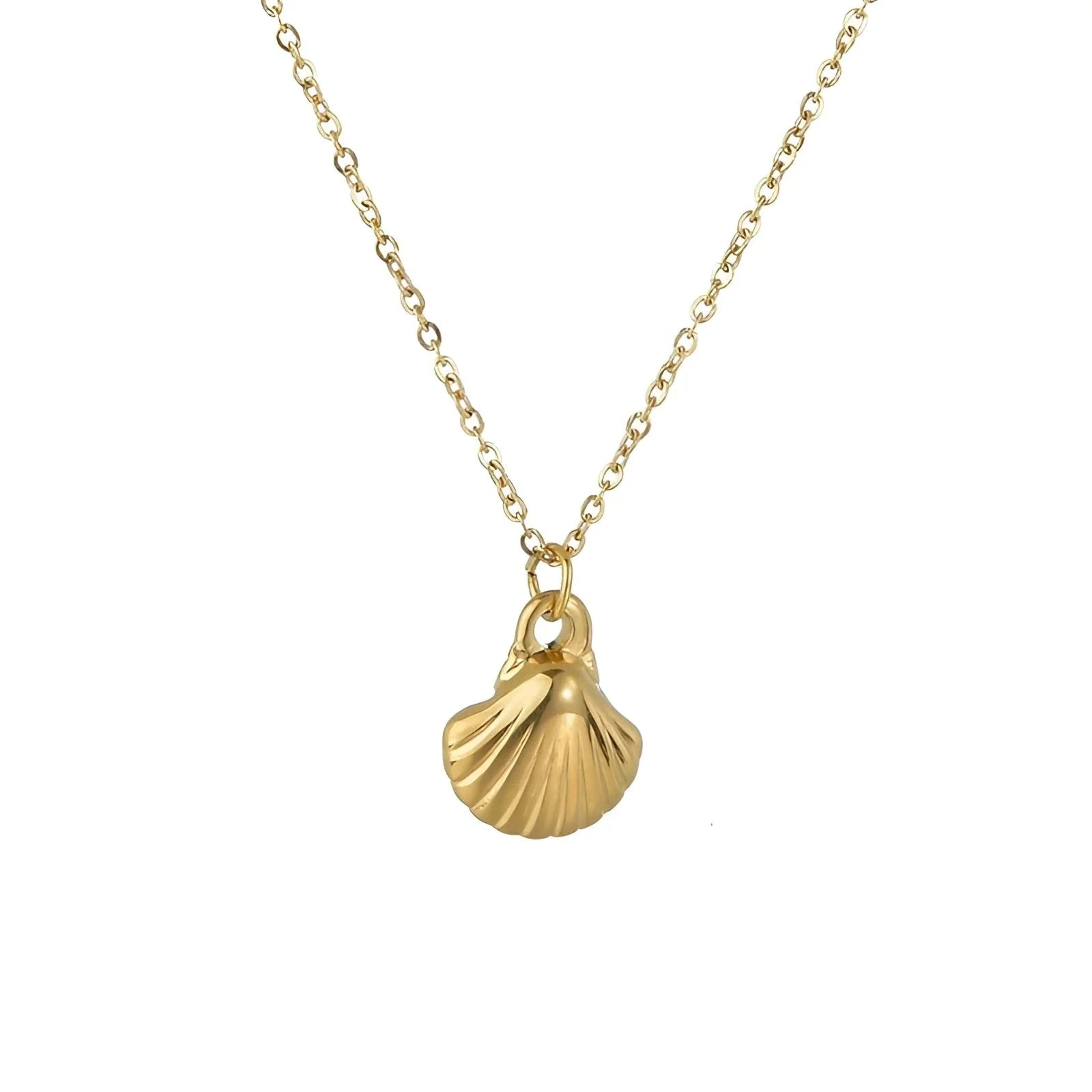Gold & Silver Beach Necklace with Shell Pendant – Ocean-Inspired Jewelry
 - ModishWorld