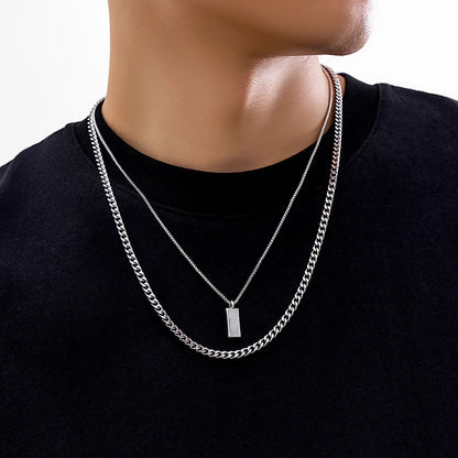Men's Silver Snake Chain Pendant: Hypoallergenic, Sleek, Durable, and Tarnish-Resistant
 - ModishWorld