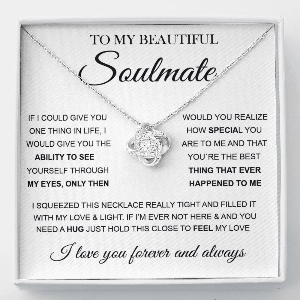 Engraved Heart Necklace: Romantic Gift for Her
 - ModishWorld