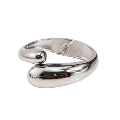 Modern Designer Ring in Gold and Silver Tones
 - ModishWorld