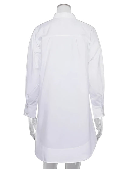 Long-Sleeved White Lab Coat for Men & Women - Professional Medical Uniform
 - ModishWorld