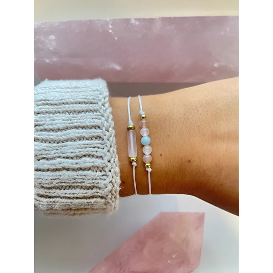 Dainty Layered Gold Chain Bracelets for Women, Minimalist Beaded Design
 - ModishWorld