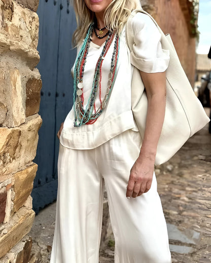 Linen Jumpsuit for Women: Casual Summer Style with Puff Sleeves
 - ModishWorld