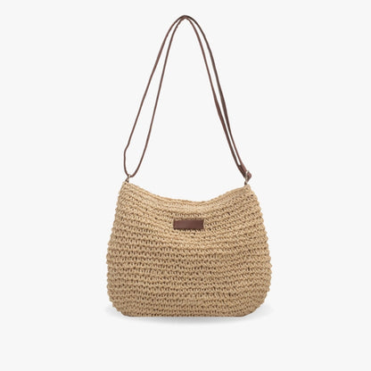 Handwoven Straw Hobo Bag, Eco-Friendly Natural Fiber Purse
 - ModishWorld