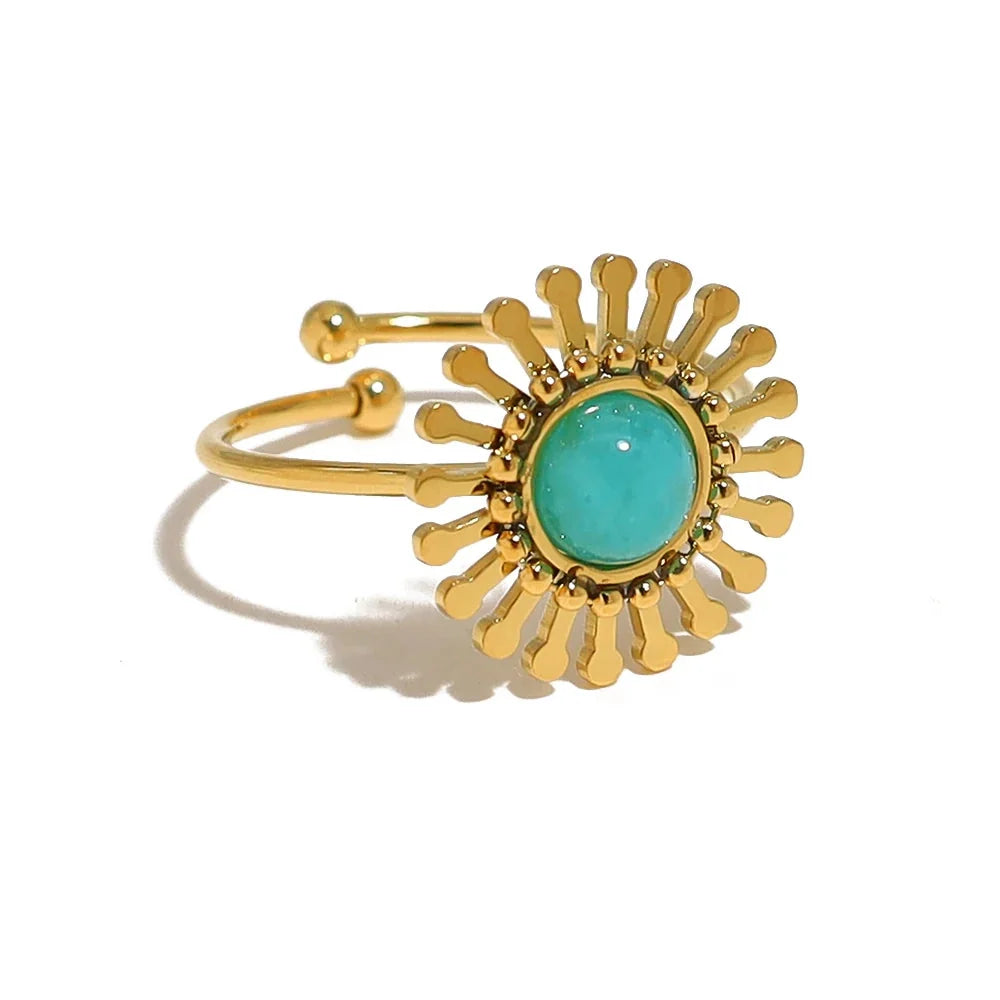 Women's Rings by YA-CHAN: 18K Gold Plated, Gemstone & Unique Designs
 - ModishWorld