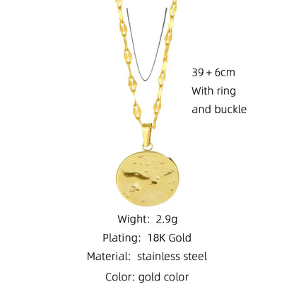 Celestial Gold Heart, Moon, and Star Necklaces by YA-CHAN
 - ModishWorld