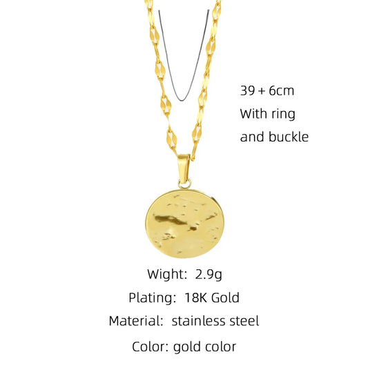 Celestial Gold Heart, Moon, and Star Necklaces by YA-CHAN
 - ModishWorld