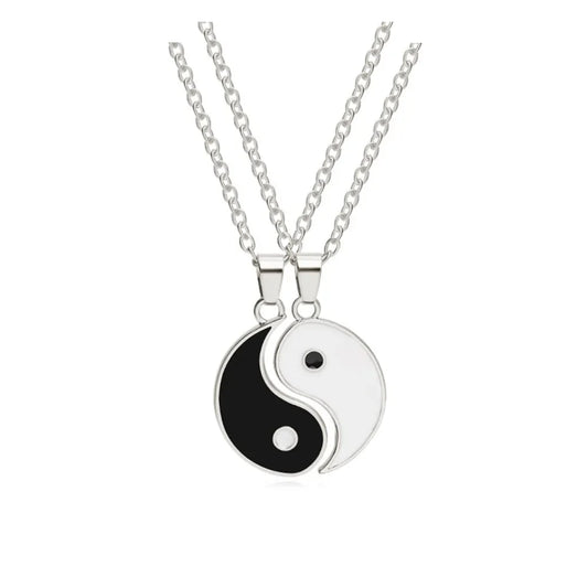 Matching Tai Chi Yin Yang Necklaces: A Taoist Spiritual Gift for Pairs
 - ModishWorld