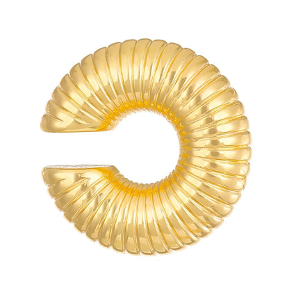 Elegant Abstract Gold Spiral Sculpture: A Luxury Modern Centerpiece
 - ModishWorld