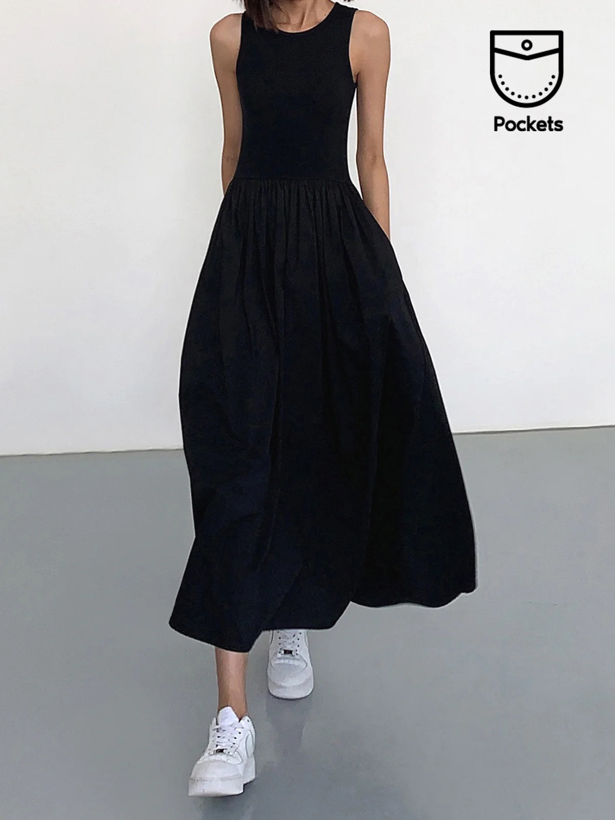 Loose Fit Long Summer Dress - ModishWorld