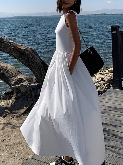 Loose Fit Long Summer Dress