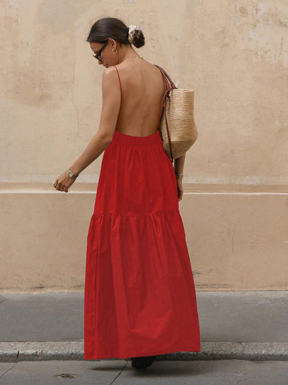Sleek Strapless Floor Length Dress for Women