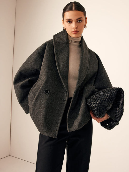 Warm Women's Large Wool Winter Coat - Modish World