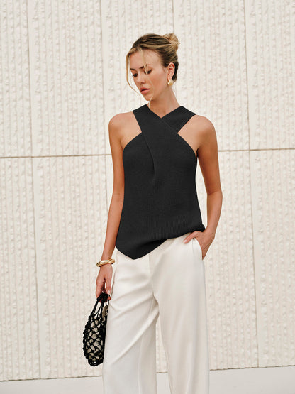 Chic Summer Halter Neck Top for Ladies