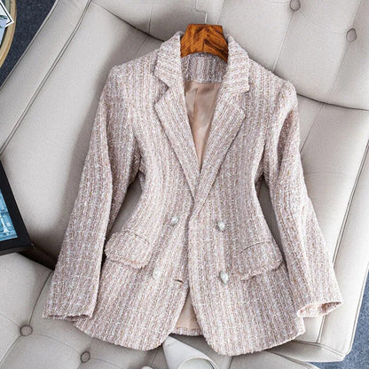 Chic Plaid Jacket for Ladies - ModishWorld