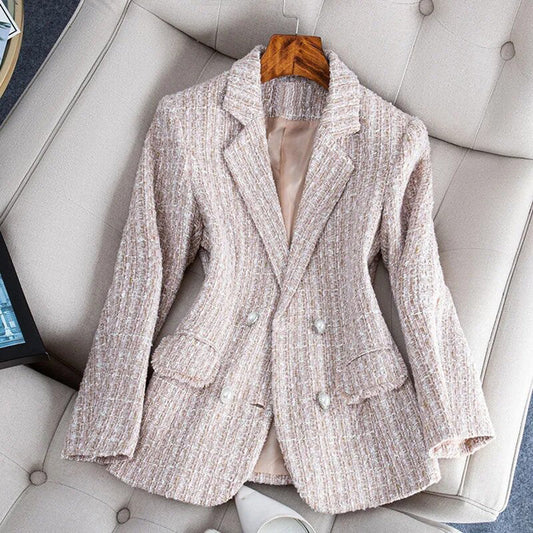 Chic Plaid Jacket for Ladies - ModishWorld