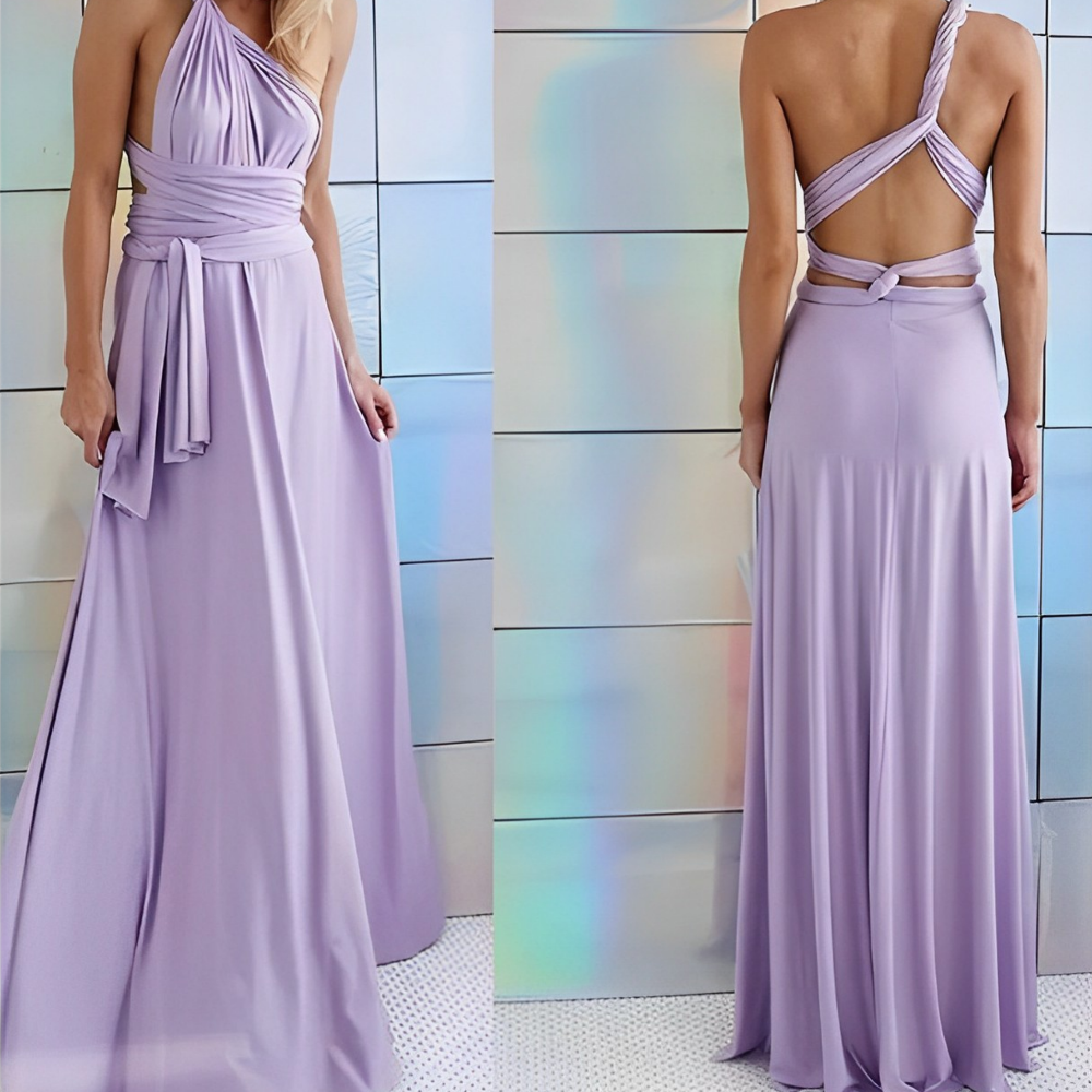 Versatile Long Sleeve Maxi Dress for Ladies