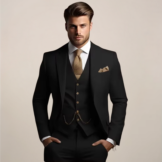 Biff | Men's Classic Tailored 3 Piece Suit - Modish World